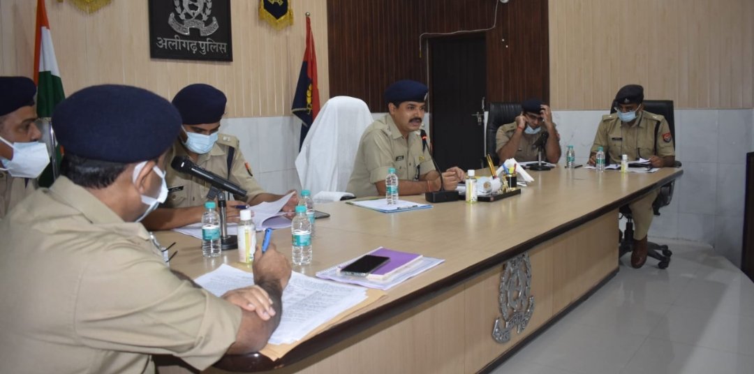 एसएसपी ने एक घंटे तक किया वीवीआईपी सुरक्षा को लेकर मंथन